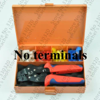 Crimping tool kits set with metal box and hand crimping pliers for crimp cable ferrules 0.5-6mm2