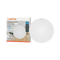 โคมไฟเพดาน LED 24W Daylight รุ่น Basic 24W/Daylight สีขาว