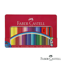 Faber Castell 紅色系 2001握得住好點子水彩色鉛筆48色鐵盒