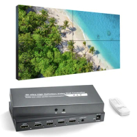 2x2 HDMI TV Video Wall Controller 4K x 2K HDMI Video Wall Processor