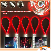 COD renovasi rumah dengan warna putih + merah/Bendera Indonesia Merah Putih Lampu Hias/LAMPU Led Str