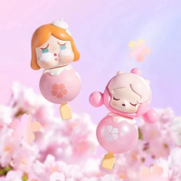 POP MART POP BEAN Sakura Sweetheart Series Blind Box Toys Guess Bag Mystery Box Mistery Caixa Action Figure Surpresa Cute Model