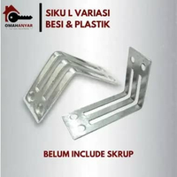Siku Variasi L mebel Plastik & Besi BESI LUBANG 2