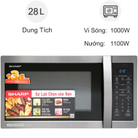Sharp Lò vi sóng R-G728XVN-BST 28 lít