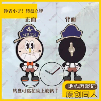 6CM Game Keychain Pendant Decoration Cosplay Peripheral Honkai: Star Rail Watch Boy Cartoon Q Version Acrylic Stand Model Gifts