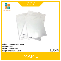 MY FOLDER - Map L Clear Sleeve Holder A4 CPP - Kulit Jeruk - Lusin