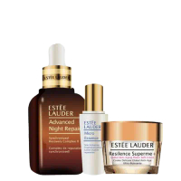 ESTEE LAUDER 雅詩蘭黛 最強年輕金三角【特潤超導修護50ml+原生露15ml+無敵膠原霜15ml】