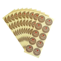 1000pcs/lot wholesale GRACIAS seal Labels Kraft Paper Stickers Cowhide sticker DIY Handmade box bag 35*35mm