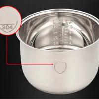304 stainless steel rice cooker inner container Non stick Cooking Pot Replacement Accessories kitchen food Rice Cooker liner