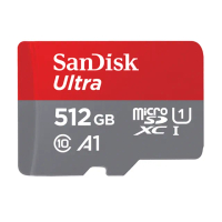 【SanDisk 晟碟】512GB 150MB/s Ultra microSDXC TF U1 A1 記憶卡(平輸)