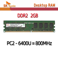 Hynix chipset DDR2 4GB 2GB 1GB PC2 5300U 6400U DDR2 1G 2G 4G 667 800 MHZ Desktop RAM Desktop memory