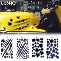 Motorcycle Car Stickers 3D Bullet Sticker Car Styling For honda cb 500 suzuki burgman 400 ktm duke 690 suzuki ltr yamaha mt07