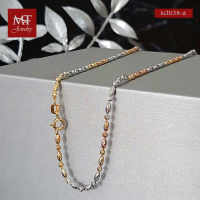 MT สร้อยคอเงินแท้ ดีไซน์ 3 กษัตริย์ บอลกลมสลับ บอลรี ยาว 16 18 นิ้ว (sct038) MT Jewelry มณีธารา