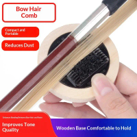 Violin Bow Comb Bow Comb Rosin Spreader Viola besar menghilangkan Rosin berlebihan mencerahkan akses