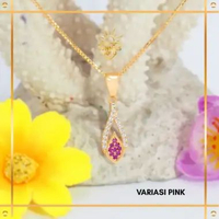 LIONTIN EMAS PERMATA MODEL TERBARU EMAS ASLI EMAS MUDA KADAR 8K (375) LIONTIN PERMATA TERBARU ADA TI