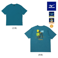 MIZUNO SPORTSTYLE 休閒短袖T恤 D2TAB00315（灰藍）【美津濃MIZUNO】