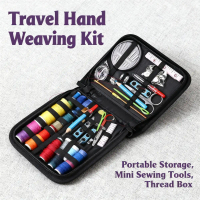 Beginner-Friendly Ultimate Sewing Kit | Compact Travel Repair Set with Zipper Pouch, 50m Thread, Ass