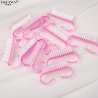 5/10PCS Clean Brushes Tools File Plastic Manicure UV Gel Polish Nail Art Brush Cleaning Remove Dust Care Accessory Tips