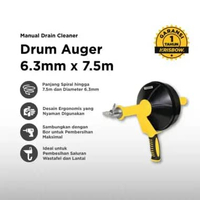 Krisbow Drain Cleaner Pembersih Saluran Pipa Drill Shaft 7.5 Mtr