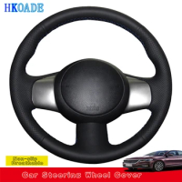 Customize DIY Micro Fiber Leather Car Steering Wheel Cover For Nissan March 2010-2015 Versa 2012-2014 Sunny 2011 2012 2013