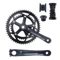 Bolany Road Bicycle Crank Sprocket Suit Hollow Integrated Dual Disc Tooth Plate 39/53T Aluminum Alloy Bicycle Accessories