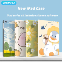 ZOYU For iPad Air5 Air4 Case for iPad 10.2 7th 8th 9th Generation Case for iPad 4 9.7 2012 Pro 10.5 11 12.9 inch Mini 2456 Cover
