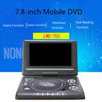 Mini DVD Player 7.8 inch HD Smart CD with Remote Control Portable Travel Home Theatre Cinema Video Playing Electronic