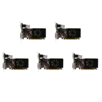 5X GT730 Image Card 64Bit GDDR3 GT 730 D3 Game Video Cards Geforcehdmi Dvi VGA Video Card