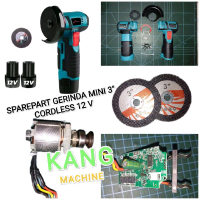 sparepart gerinda mini 3 inch cordless 12V mini grinder gerinda baterai mini part casing body housin