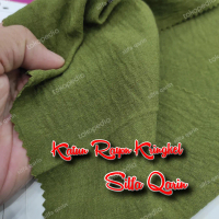kain katun rayon kringkel / katun krinkle / bahan kerudung, dress