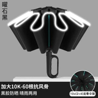 環扣全自動雨遮加大號加固加厚高階晴雨兩專用車載反向摺疊傘
