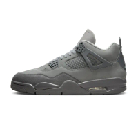 【NIKE 耐吉】休閒鞋 Air Jordan 4 SE Paris Olympics 奧運 麂皮 灰 男鞋 FQ7928-001