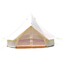Cotton canvas adult yurt glamping tent tent wedding pyramid family camping outdoor tents