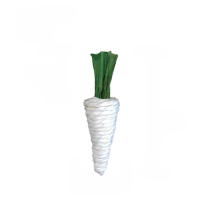 {DLGIFJIE} Small Animal Chewing Toys for Rabbits, Hamsters - Natural Woven Carrot, Eggplant, Corn Mo