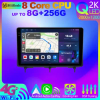 HiiRode QLED 2K 8Core 8G+256G Android 12 CarPlay 360 Panoramic Camera Car Radio Player For Honda Civic 11 FE FL 2022 GPS Stereo