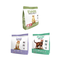 加拿大EVARK渴望®無穀羊肉鮭魚/原野鮮雞/室內高齡貓 1kg x 2入組(購買第二件贈送寵物零食x1包)