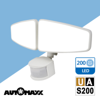 福利品【AUTOMAXX】『雙頭白龍』活動式太陽能200LED感應照明燈 UA-S200