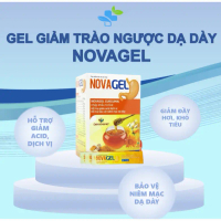 Gel Giảm Trào Ngược Dạ Dày Novagel – Bảo Vệ Niêm Mạc, Giúp Giảm Ợ Nóng, Đầy Hơi, Khó Tiêu Hộp 20 Gói