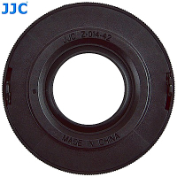 JCC自動蓋Z-O14-42,黑色Lumix G Vario 12-32mm 1:3.5-5.6 HD ASPH(註),相容Panasonic原廠DMW-FLC37鏡頭蓋