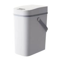 【特力屋】Home Zone 智能觸碰感應手提式垃圾桶窄型 10L