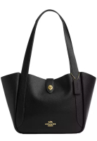 COACH Hadley Turnlock Tote Bag - Black CAL17