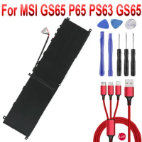 BTY-M6L Battery for MSI GS65 P65 PS63 GS65 Stealth Thin P65 Creator 8RF 0016Q2-019, 0016Q2-020, 0016Q2-078, 0016Q2-079, 0016Q2-4