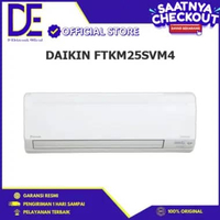 DAIKIN FTKM25SVM4 AC 1 PK SPLIT PREMIUM INVERTER FAST COOLING 3D AIRFLOW FTKM25SVM4 M25SVM4