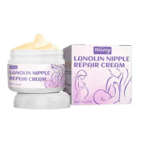 Organic Nipple Cream 30g Organic Lanolin-Free Nipple Balm For Breastfeeding Nipple Crack Lanolin Free Nipple Butter Balm For
