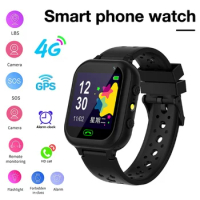 Kids Smart Watch 4G Sim Card Call Video LBS Tracker Location SOS Camera Voice Chat Smartwatch For Children Gift For Boys Girls