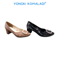 [ ORIGINAL ] YONGKI KOMALADI PANTOFEL OL-YSL1121-23 LADIES Merah Heels Wanita Hitam Shoes
