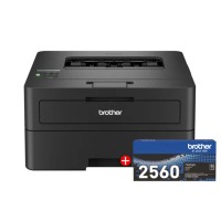 【brother】官方直營 搭1黑標準容量碳粉★HL-L2460DW 中階商務無線黑白雷射印表機(雙面列印/有線/無線網路)