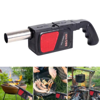 Barbecue Blower Portable Handheld Electric BBQ Fan Air Blower for Outdoor Camping Picnic Grill Cooking Tool