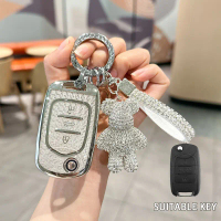 TPU Car Flip Key Case Cover Shell Fob for Wuling Hongguang Mini Key Case Miniev Baojun 560 Rs-5 530 
