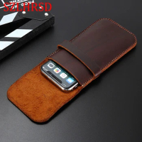 for OPPO Realme 6 Pro Genuine Leather Wallet Protective Case For OPPO Find X2 Pro Cover Mobile Phone Bag